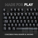 Teclado Gaming Mecánico Logitech G413 TKL SE USB (Luz Blanca)