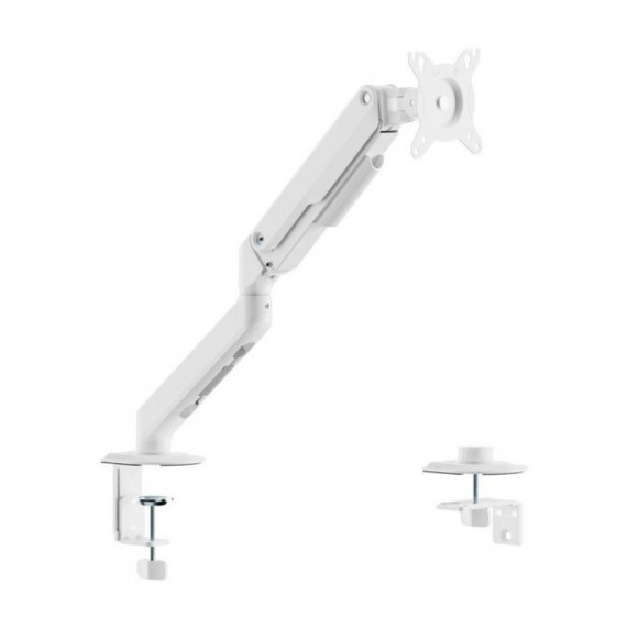 Soporte de Mesa para TV/Monitor AISENS ECO 17-32 pulgadas, 1 Brazo, Giratorio e Inclinable, hasta 9kg, Blanco (DT32TSR-435)