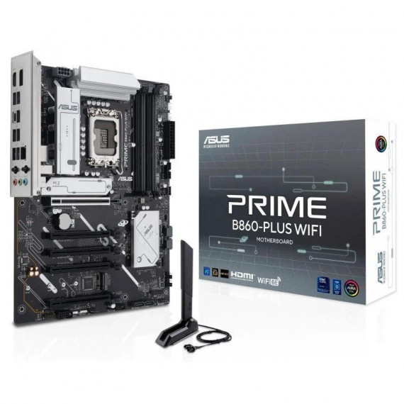 Placa Base ASUS Prime B860-PLUS WIFI ATX con 4 Ranuras DDR5, HDMI y DisplayPort