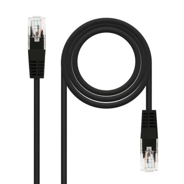 Cable de Red Nanocable Cat.6 UTP (0.5 Metros) Negro