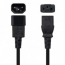 Cable de Alimentación Nanocable para CPU C13 Hembra a C14 Macho 1.5 Metros