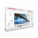Televisor Smart TV LED HD Thomson 24HE5606W Blanco de 24" con Google TV y 12V
