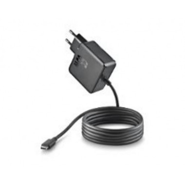 Cargador de Pared NGS GaN 65W PD 3.0 1xUSB-C Cable 1.5m Negro (GAN65W-C)