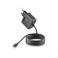Cargador de Pared NGS Gan 65W Pd 3.0 1XUSB-C Cable 1.5M Negro (GAN65W-C)