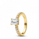 PANDORA Anillo con un Recubrimiento Electrolítico en Oro 164506C01