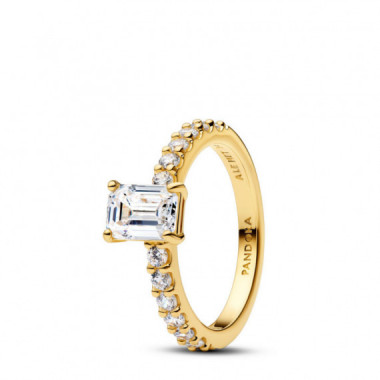 PANDORA Anillo con un Recubrimiento Electrol&iacute;tico en Oro 164506C01