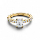 PANDORA Anillo con un Recubrimiento Electrolítico en Oro 164506C01