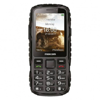 Tel&eacute;fono M&oacute;vil Maxcom MM920L 2G IP67 Ruggedizado 2.8 pulgadas 2MP Negro