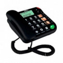 Teléfono Fijo Maxcom KXT480 Black con Pantalla LCD Extra Grande
