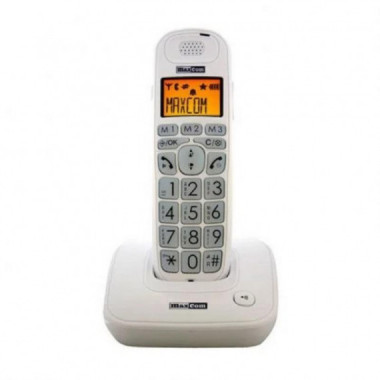 Tel&eacute;fono Fijo Inal&aacute;mbrico DECT Maxcom MC6800 Blanco