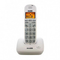 Teléfono Fijo Inalámbrico Dect MAXCOM MC6800 Blanco