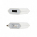 Cargador de Red USB Nanocable 5V-1A Blanco para Smartphone