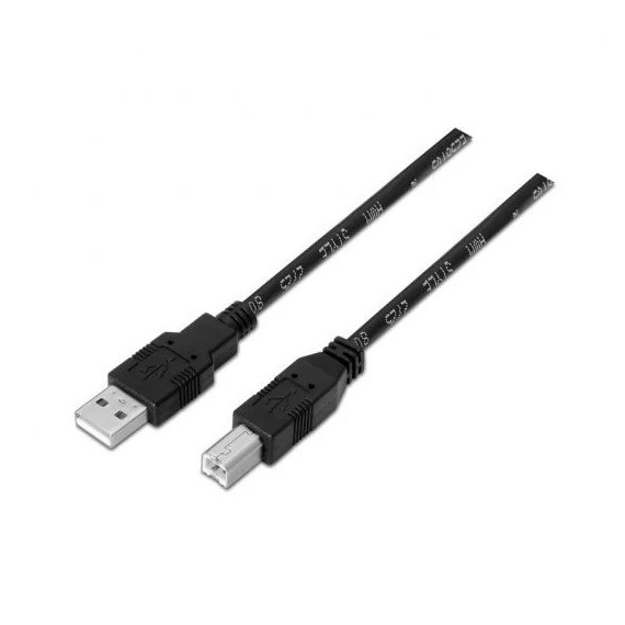 CABLE USB 3M IMPRESORA A/M-B/M NANOCABLE BLACK