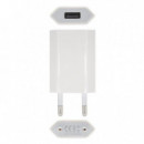 CARGADOR SMARTPHONE NANOCABLE USB 5V-1A WHITE
