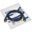 CABLE HDMI V2.0 4K 60HZ 18GBPS AM-AM NEGRO 1.5 M NANOCABLE
