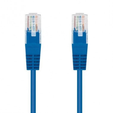 CABLE DE RED CAT.5 UTP FLEX 0.5M NANOCABLE BLUE
