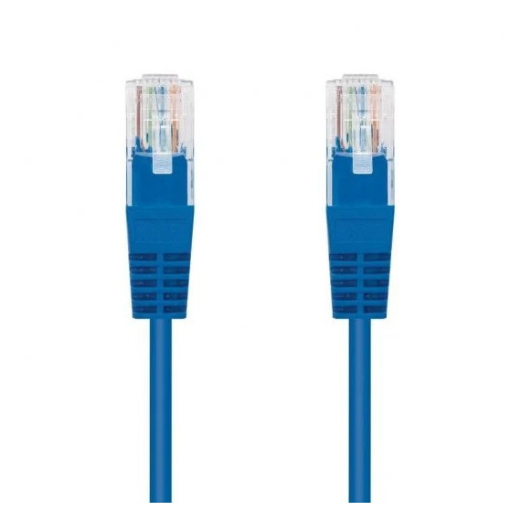 CABLE DE RED CAT.5 UTP FLEX 0.5M NANOCABLE BLUE