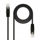 CABLE DE RED CAT.5E UTP FLEX 2M NANOCABLE BLACK