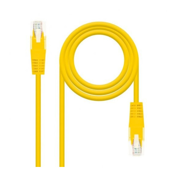 CABLE DE RED CAT.5E UTP FLEX 2M NANOCABLE YELLOW