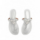 KURT GEIGER - kurt heart t bar flat - 63 - 5611763109/63