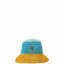 KURT GEIGER - Eagle Raffia Bucket Hat - 82 - 5632189449/82