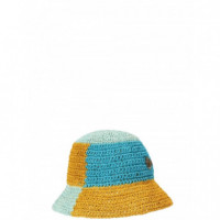 KURT GEIGER - Eagle Raffia Bucket Hat - 82 - 5632189449/82