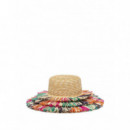 KURT GEIGER - Raffia Wide Brim Hat - 69 - 5631069449/69