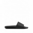 POLO RALPH LAUREN - POLO SLIDE-SANDALS-SLIDE - BLACK WHITE PP - 809852071011/BLACK WHITE PP