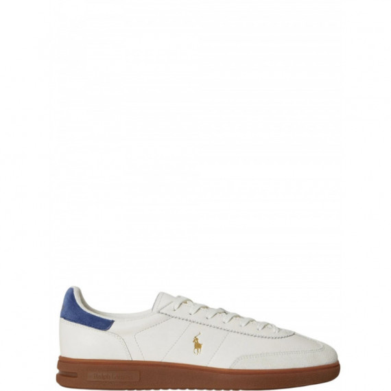 POLO RALPH LAUREN - BEDFORD PP-SNEAKERS-LOW TOP LACE - DECKWASH WHITE LIGHT NAVY - 809P13078004/DECKWASH WHITE LIGHT NAVY