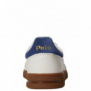 POLO RALPH LAUREN - BEDFORD PP-SNEAKERS-LOW TOP LACE - DECKWASH WHITE LIGHT NAVY - 809P13078004/DECKWASH WHITE LIGHT NAVY