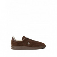 Polo RALPH LAUREN - Bedford Pp-sneakers-low Top Lace - Chocolate Brown Dark Brown - 809P13079002/CHOCOLATE Brown Dark Brown