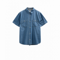 Camisas Camisa ANERKJENDT Aktheshirt Chambray Medium Blue Denim