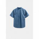 Camisas Camisa ANERKJENDT Aktheshirt Chambray Medium Blue Denim
