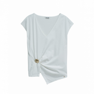 camisetas mujer Top SALSA JEANS con Aplicaci&oacute;n Dorada
