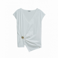 Camisetas Mujer Top SALSA JEANS con Aplicación Dorada