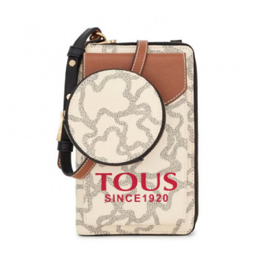 Funda de M&oacute;vil Kaos Icon Beige con Correa TOUS