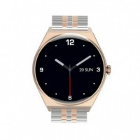 Smartwatch MAXCOM Ecowatch EW05 Dorado con Llamadas y Amoled HD