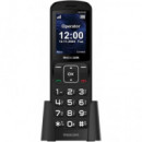 Teléfono Fijo Inalámbrico Maxcom MM34D 4G LTE Negro