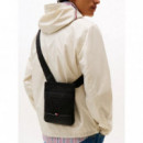 TOMMY HILFIGER - TH NYLON TRAVEL MINI CROSSOVER - BDS - F|AM0AM13473/BDS