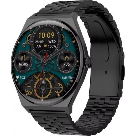 Smartwatch Maxcom EcoWatch EW05 con Llamadas Bluetooth, Negro