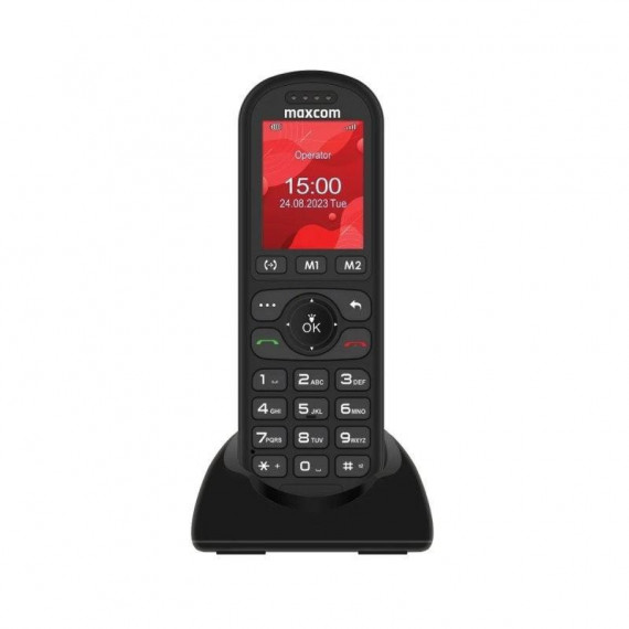 Teléfono Fijo Maxcom MM39D SE 4G Inalámbrico Negro