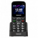Teléfono Móvil Maxcom MM443 4G Negro (Pantalla 1.77 Pulgadas)