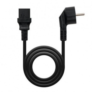 Cable de Alimentaci&oacute;n Nanocable SCHUKO CEE7/7 a C13 para PC, 1.5m