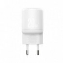 Cargador Rápido XO L144 USB-A / USB-C 20W Blanco para Móviles y Tablets