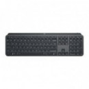 Teclado Logitech MX Keys Retroiluminado 2.4GHz Bluetooth Grafito (920-010248)