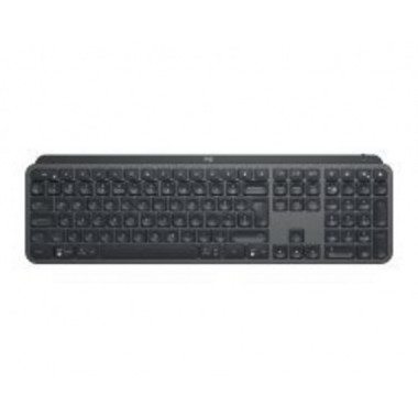 Teclado Logitech MX Keys Retroiluminado 2.4GHz Bluetooth Grafito (920-010248)