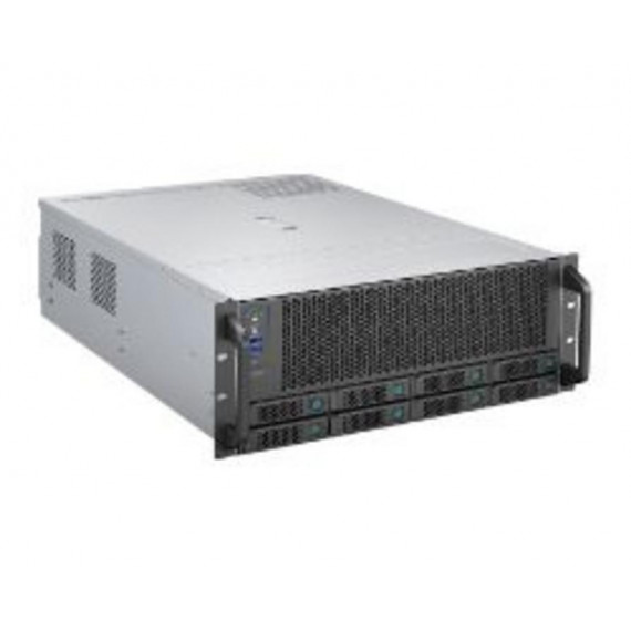 Servidor Rack UNYKA HSW4U6508 8 Bahías Hot Swap SATA/SAS 4U Negro/Plata (UK80.40.6508)