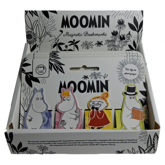 Set de Marcapáginas Magnéticos Mumin Moomin