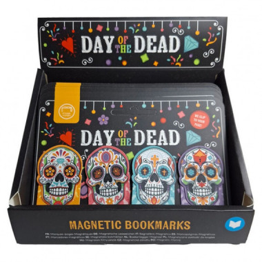 Set de Marcap&aacute;ginas Magn&eacute;ticos D&iacute;a de los Muertos