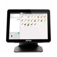 Tpv AVPOS K4000 15" Slim Tactil N100/8GB/SSD128GB/W11P/BLACK 3YR Garantia